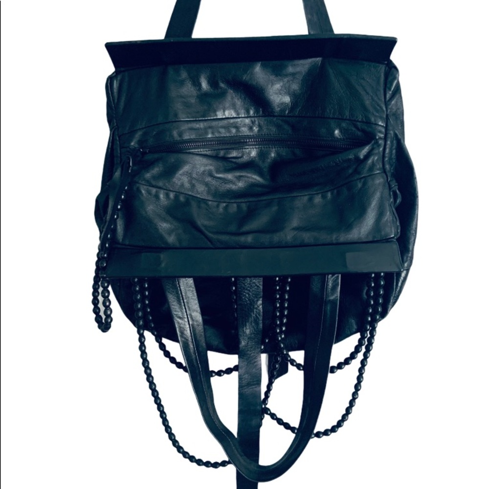 Natalia Brilli Genuine Black Lamb Bag
